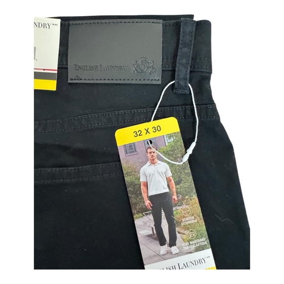 English Laundry Men’s Chino Pants Oaklum  Casual- Black - Picture 2 of 12